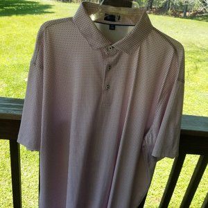 Polo shirt men's size XXL red and pink